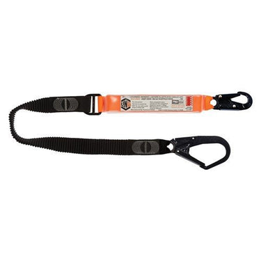 LINQ - Elite Single Leg Elasticated Lanyard With Hardware Sn & Sd - Kiwi Workgear